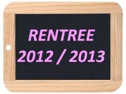 Rentrée des élèves 2012