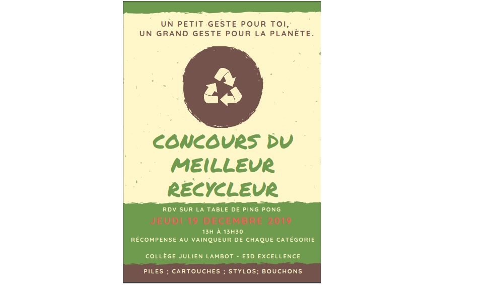 Concours du meilleur recycleur