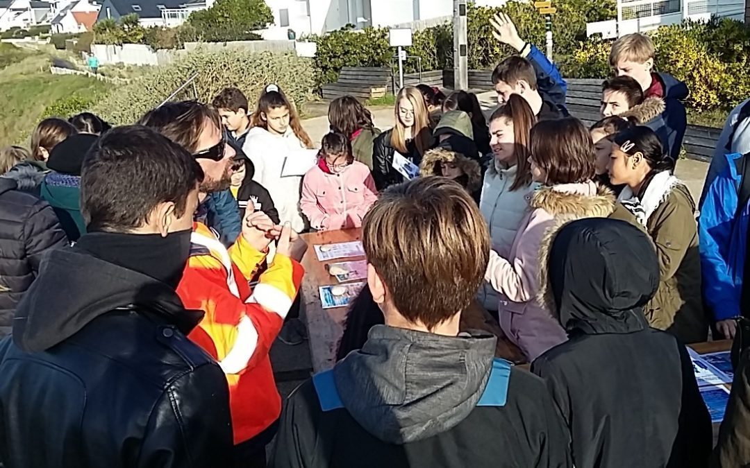 Matinée « Nettoyage de plage » pour les éco-délégués du collège.