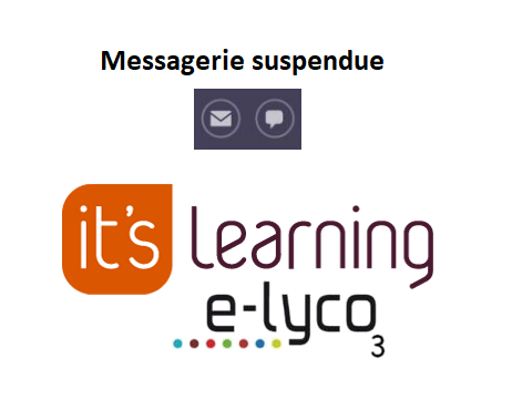 Suspension des messageries e-lyco